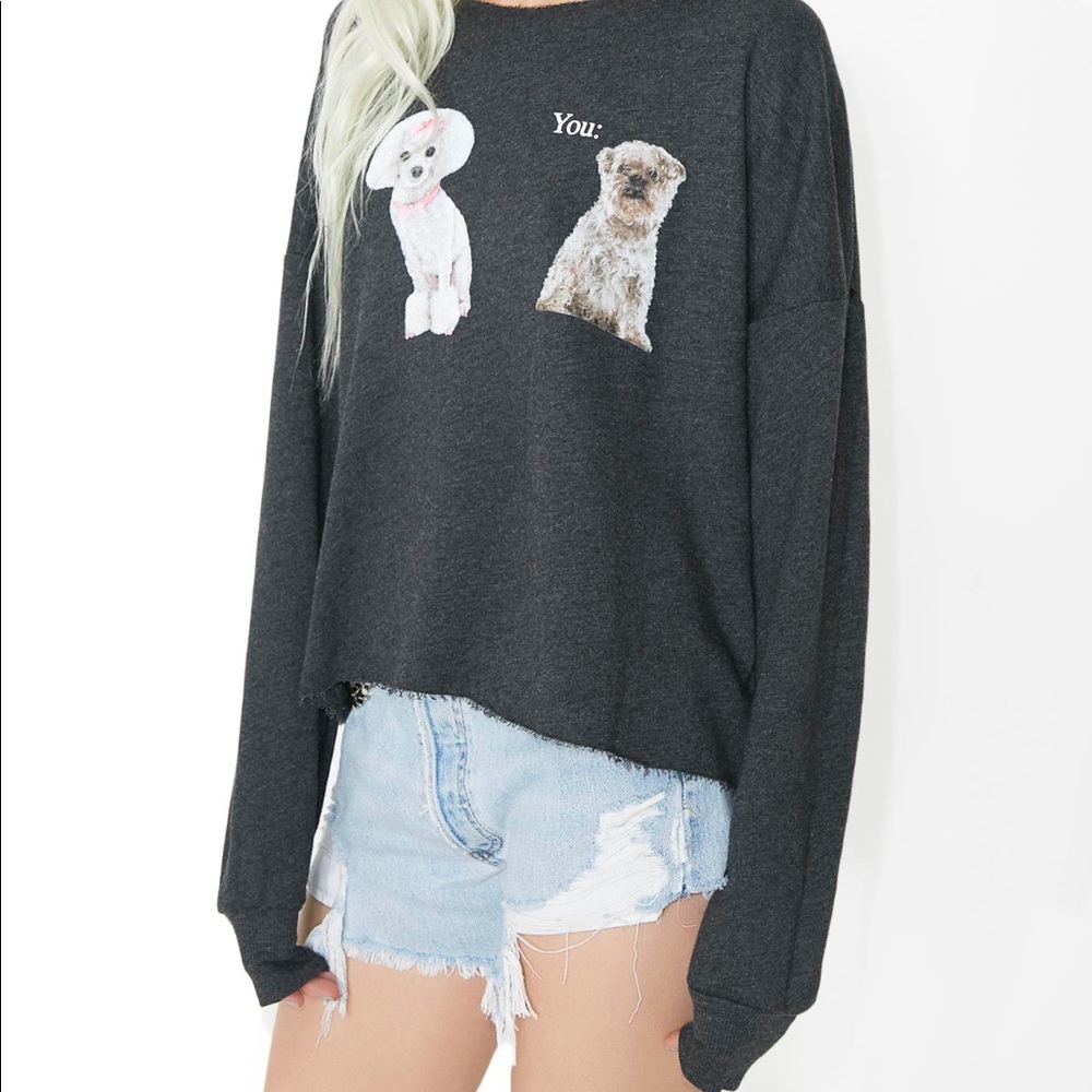 WILDFOX Couture Me Vs You 5am Sweatshirt